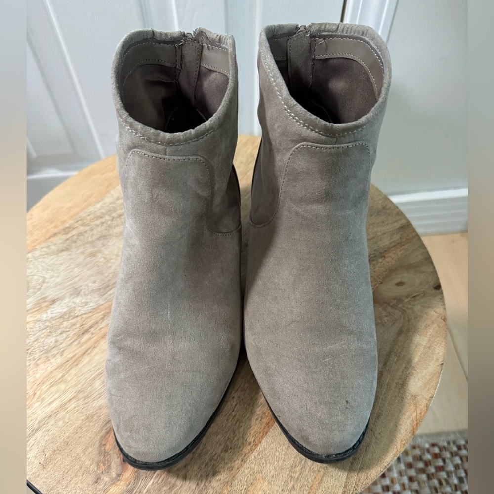 Women's Taupe Ankle Booties